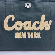 rm) COACH コーチ CARGO TOTO カーゴトート 42 ハンドバッグ キャンバス CP163 LHBLK 新作 大容量 大きめ ブラック 黒 カバン※未使用品_画像3