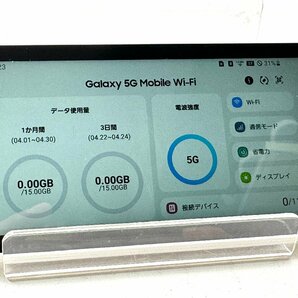 rm)SAMSUNG Galaxy 5G Mobile Wi-Fi SCR01 au モバイルルーター 利用制限○ 中古美品の画像4