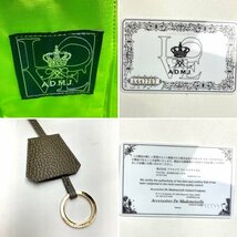 t)エーディーエムジェイ A.D.M.J. レザー ハンドバッグ 鞄 ブランド品 中古 ※保存袋/ギャランティカード有り_画像9