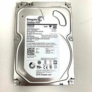 ｔ)Seagate シーゲート デスクトップPC用内蔵ハードディスク 4TB ST4000DM000-1F2168 4000.7GB 使用時間476時間 中古 ※データ消去済み
