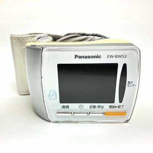 t) Panasonic Panasonic hand .. hemadynamometer EW-BW53-W white automatic electron hemadynamometer control medical care equipment used * simple operation verification ending box / owner manual / other equipped 