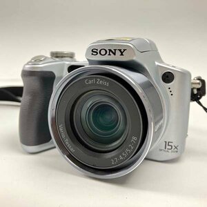 t)ソニー SONY デジタルスチルカメラ Cyber-shot サイバーショット DSC-H50 シルバー 910万画素 中古 ※ストラップ/他有 簡易動作確認済み