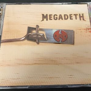 中古 MEGADETH Risk UK盤 2CD メガデス