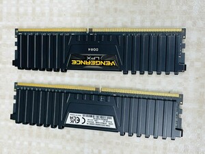 美品　動作品　VENGEANCE LPX DDR4　32GB【2X16GB】　3200MHz　CMK32GX4M2C3200C18　4110