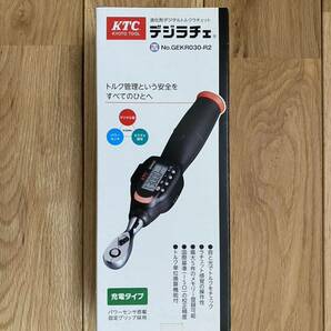 新品未使用/送料無料 KTC デジラチェ (ラチェットヘッドタイプ) 6.3sq (充電式) GEKR030-R2の画像1