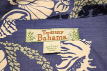 TommyBahama トミーバハマ 高級 シルク 100% 開襟 オープンカラー ココナッツボタン 半袖 アロハシャツ XL 夏 (R0042602)_画像4