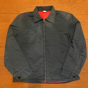 70s made in USA製 ワークジャケット REDKAP Mサイズ ブルゾン ジップアップ scovillジップ