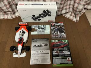 【貴重】京商KF01キット(チューンドマフラー、カーボンシャーシ、ボールデフ、シリオ09Rエンジンなどオプション満載)