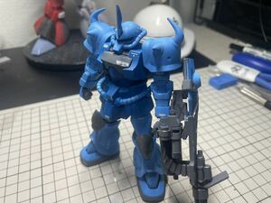 HGグフカスタム全塗装完成品ガンプラ グフカスタム 