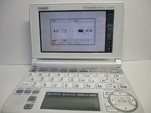 美品 CASIO 電子辞書 EX-word 高校 大学 入学 ホワイトXD-A4800 エクスワード