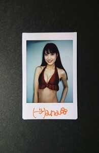 即決 岡本杷奈 DVD 購入特典 直筆サイン入り 水着チェキ 