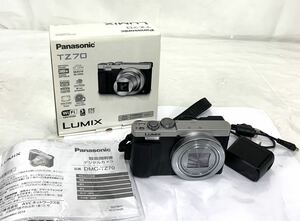 動作OK パナソニック Panasonic LUMIX DMC-TZ70付属品 デジタルカメラ 取扱説明書付き 現状品 箱 1：3.6-6.4/4.3-129 カ15