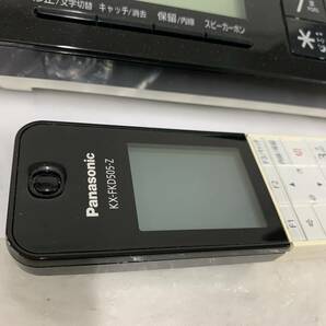 動作OK Panasonic パナソニック 電話 ファックス FAX 親機 KX-PD101-W 子機 KX-FKD505-Z ホワイトカラー系 現状品 カgの画像5