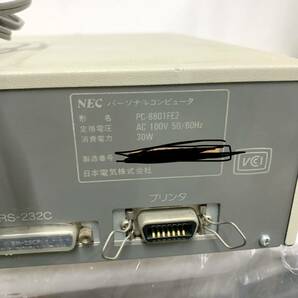 動作OK NEC PC-8801 PC-8801FE2 本体のみ 電源コンデンサ交換済 カy15の画像7