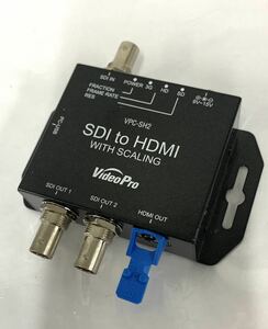 通電ok VideoPro SDI to HDMI コンバーター VPC-SH2 ビデオプロ/VideoPro SDI to HDMIコンバーター (VPC-SH2) 本体 コンセント無カ15