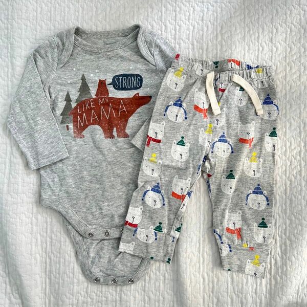 美品 GAP ロンパース レギンス 3-6months 