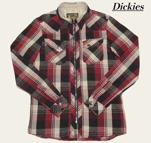 Dickies（ディッキーズ）/コットン100%/フルジップ/ヘビーネルシャツ/M