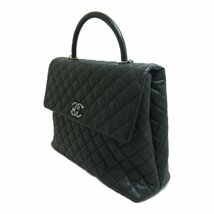 シャネル ココハンドル 2wayショルダー バッグ ブランドオフ CHANEL キャビアスキン(グレインドカーフ) 2wayショルダーバッグ キャビア/_画像3