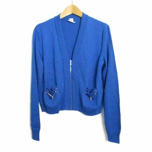  Hermes cardigan brand off HERMES rayon cardigan rayon used men's lady's 