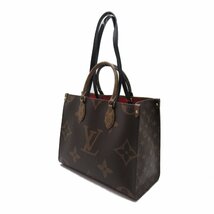 ルイ・ヴィトン オンザゴーMM ブランドオフ LOUIS VUITTON トートバッグ モノグラム・ジャイアント・リバース 中古 レディース_画像3