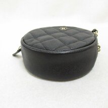 シャネル マトラッセ チェーンショルダーバッグ ブランドオフ CHANEL キャビアスキン(グレインドカーフ) ショルダーバッグ キャビア 中古_画像4