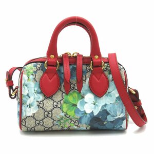 グッチ GGブルームス スプリーム 2wayショルダーバッグ ブランドオフ GUCCI PVCコーティングキャンバス 2wayショルダーバッグ コーティン