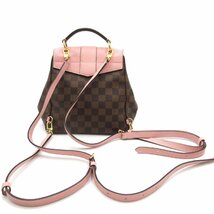 ルイ・ヴィトン クラプトン・バックパック ブランドオフ LOUIS VUITTON リュックサック バックパック ダミエ 中古 レディース_画像2