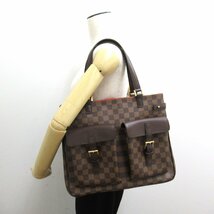 ルイ・ヴィトン ユゼス ブランドオフ LOUIS VUITTON トートバッグ ダミエ 中古 レディース_画像5