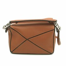 ロエベ パズルバッグミニ ブランドオフ LOEWE カーフ（牛革） 2wayショルダーバッグ カーフ 中古 レディース_画像2