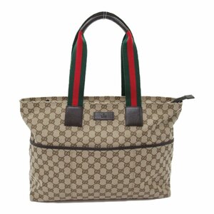 グッチ バッグ ブランドオフ GUCCI GGキャンバス トートバッグ キャンバス 中古 レディース