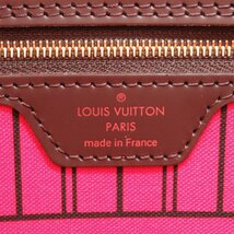 ルイ・ヴィトン ネヴァーフルMM ブランドオフ LOUIS VUITTON トートバッグ ダミエ 中古 レディース_画像6