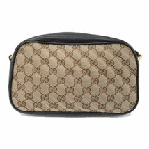 グッチ GG MARMONT　マーモント ブランドオフ GUCCI GGキャンバス ショルダーバッグ キャンバス/レザー 中古 レディース_画像2