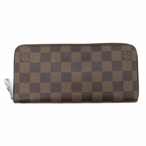 ルイ・ヴィトン ジッピーウォレット ヴェルティカル ブランドオフ LOUIS VUITTON ラウンド長財布 ダミエ 中古 レディース