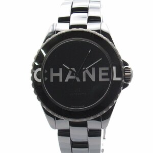  Chanel J12wontedodu Chanel brand off CHANEL ceramic wristwatch ceramic used men's 