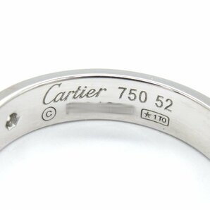 カルティエ ミニラブリング 1Pダイヤ ブランドオフ CARTIER K18WG（ホワイトゴールド） リング・指輪 750WG 中古 レディースの画像4