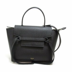 セリーヌ マイクロベルトバッグ ブランドオフ CELINE レザー ショルダーバッグ レザー 中古 レディース