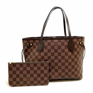 ルイ・ヴィトン ネヴァーフルPM ブランドオフ LOUIS VUITTON トートバッグ ダミエ 中古 レディース