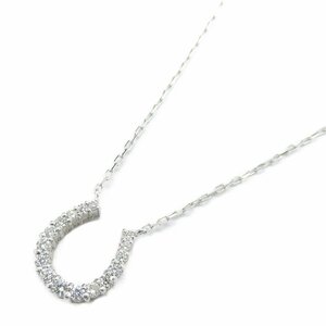 ジュエリー ダイヤモンド ネックレス ブランドオフ JEWELRY K18WG（ホワイトゴールド） ネックレス K18WG 中古 レディース