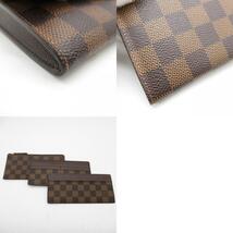 ルイ・ヴィトン ポルトフォイユ・ロン モデュラブル ブランドオフ LOUIS VUITTON 二つ折り長財布 ダミエ 中古 レディース_画像10