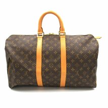 ルイ・ヴィトン キーポル45 ブランドオフ LOUIS VUITTON ボストンバッグ モノグラム 中古 メンズ レディース_画像2