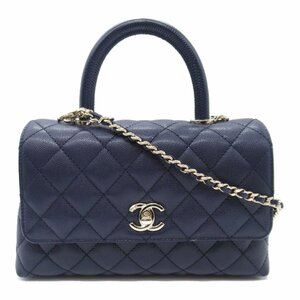 シャネル ココハンドル 2wayショルダー バッグ ブランドオフ CHANEL キャビアスキン(グレインドカーフ) ショルダーバッグ キャビア 中古