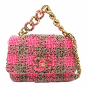 シャネル チェーンショルダー バッグ ブランドオフ CHANEL その他 ショルダーバッグ ツイード 中古 レディース