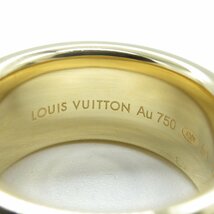 ルイ・ヴィトン バーグバンドー LV ヴォルトワン ダイヤ リング ブランドオフ LOUIS VUITTON リング・指輪 750YG 中古 メンズ レディース_画像4