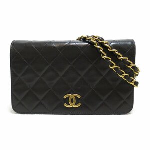 シャネル プッシュロック ミニマトラッセ チェーンショルダーバッグ ブランドオフ CHANEL ラムスキン（羊革） ショルダーバッグ ラムスキ