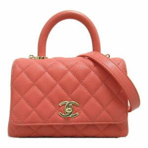 シャネル ココハンドル マトラッセ 2wayショルダー バッグ ブランドオフ CHANEL キャビアスキン(グレインドカーフ) 2wayショルダーバッグ