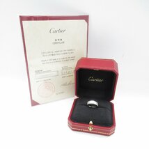 カルティエ ラブリング ブランドオフ CARTIER K18WG（ホワイトゴールド） リング・指輪 750WG 中古 レディース_画像6