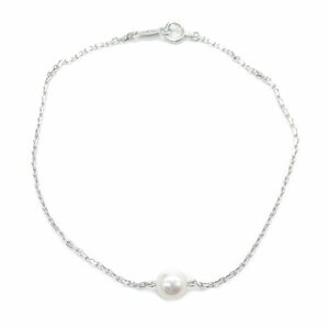  Mikimoto bracele brand off MIKIMOTO K18WG( white gold ) bracele K18WG used lady's 