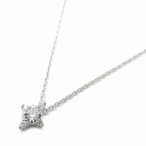 スタージュエリー ダイヤ ネックレス ブランドオフ STAR JEWELRY K18WG（ホワイトゴールド） ネックレス K18WG 中古 レディース