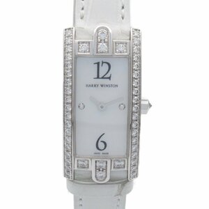 ハリーウィンストン アヴェニューCミニ ダイヤ 腕時計 ウォッチ ブランドオフ HARRY WINSTON K18WG（ホワイトゴールド） 腕時計 WG/革 中