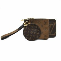 ルイ・ヴィトン ポシェット・トリオ ブランドオフ LOUIS VUITTON ポーチ モノグラム・ジャイアントリバース 中古 メンズ レディース_画像1